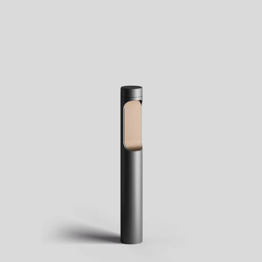 Striking light outbreak in the bollard tube