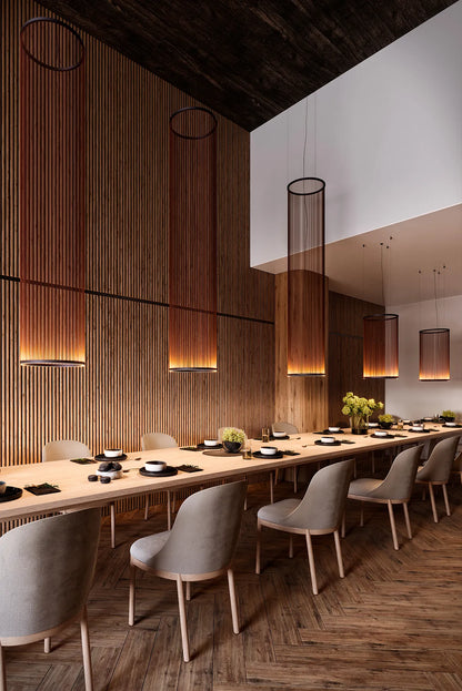 Array Cylindrical Silhoutte Lamp