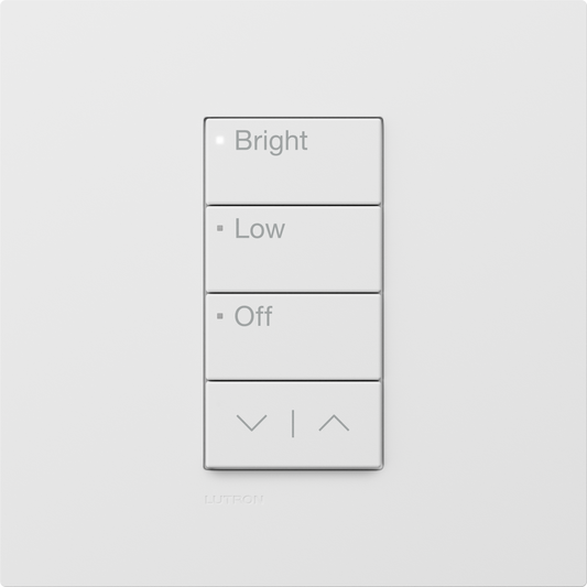 Lutron Vierti Keypad C1BK-3RAW-L2