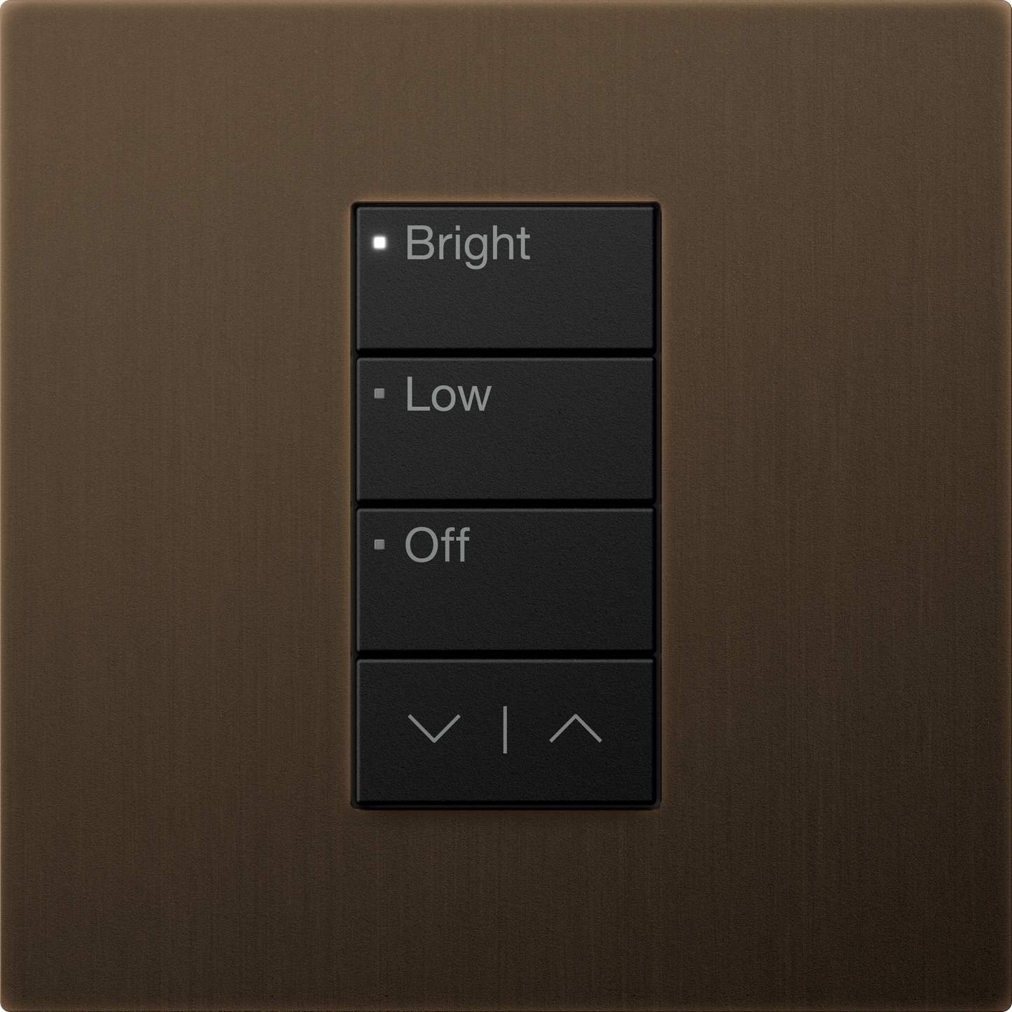 Lutron Vierti Keypad – C1BK-3RBL-L1 with AZ Wallplate